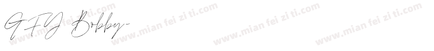 GFY Bobby字体转换